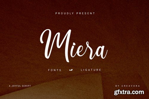 Miera - Joyful Script Font