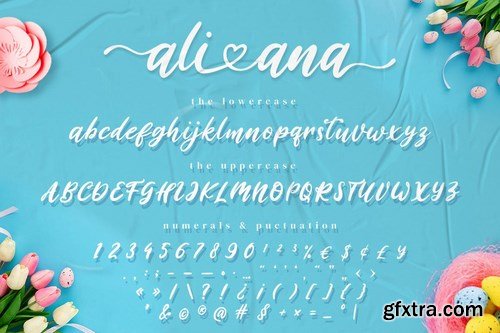 Ali Ana - Heart Lovely Font