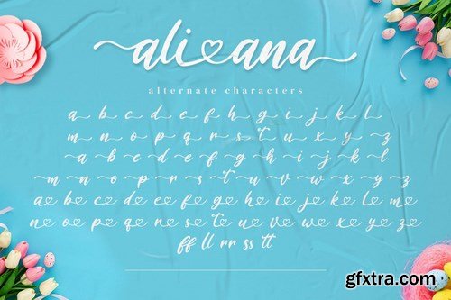 Ali Ana - Heart Lovely Font