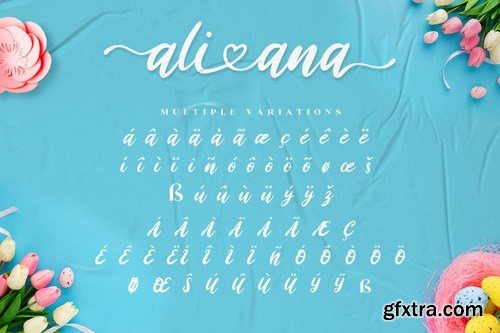 Ali Ana - Heart Lovely Font