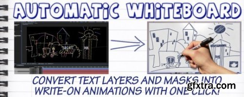 Automatic Whiteboard 1.0 for After Effects (Win/Mac)