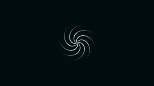 Videohive - Abstract, spinning hypnotic dark white spiral - 32610966 - 32610966