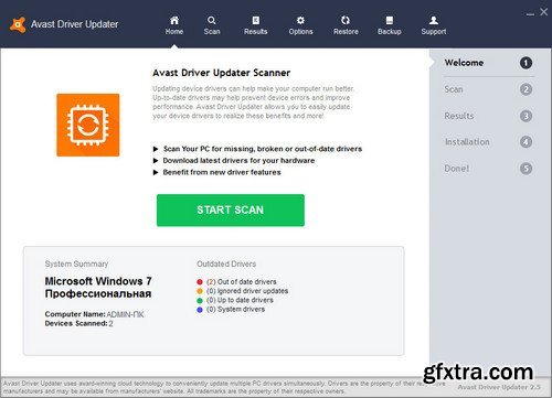 Avast Driver Updater 2.5.9 Multilingual