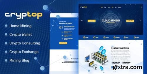 ThemeForest - CrypTop v1.0.6 - ICO Landing and CryptoCurrency WordPress Theme - 23142051