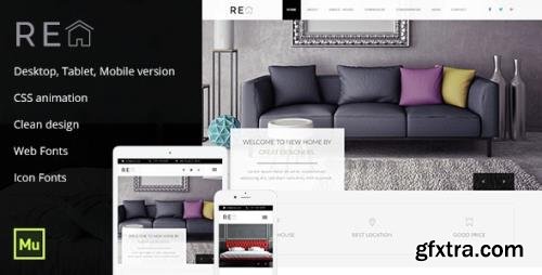 ThemeForest - Real Estate v1.0 - Muse Template - 14442296