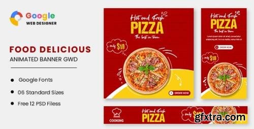 CodeCanyon - Food Pizza Animated Banner GWD v1.0 - 32635133