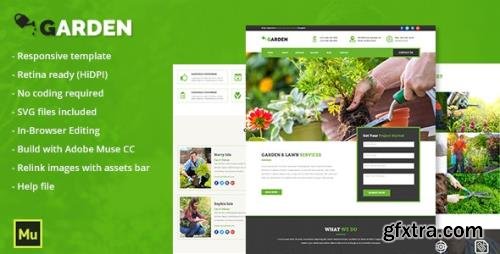 ThemeForest - Responsive Garden and Lawn Services Muse Template v1.0 (Update: 7 August 19) - 15522239