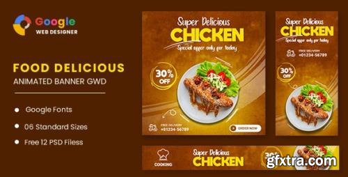 CodeCanyon - Food Chicken Animated Banner GWD v1.0 - 32635151