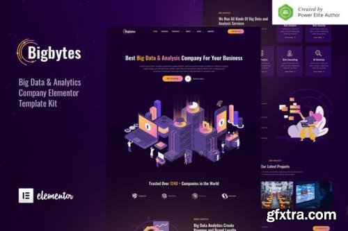 ThemeForest - Bigbytes v1.0.0 - Big Data & Analytics Company Elementor Template Kit - 32651838