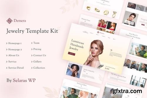 ThemeForest - Demera v1.0.1 - Jewelry Elementor Template Kit - 32537306