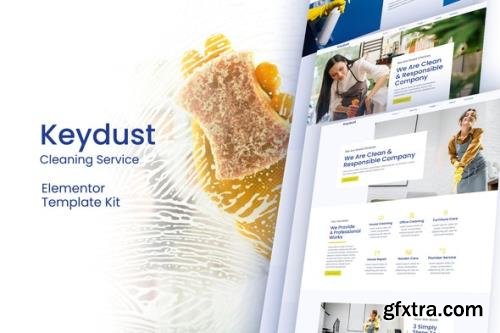 ThemeForest - Keydust v1.0.0 - Cleaning Service Elementor Template Kit - 32570278