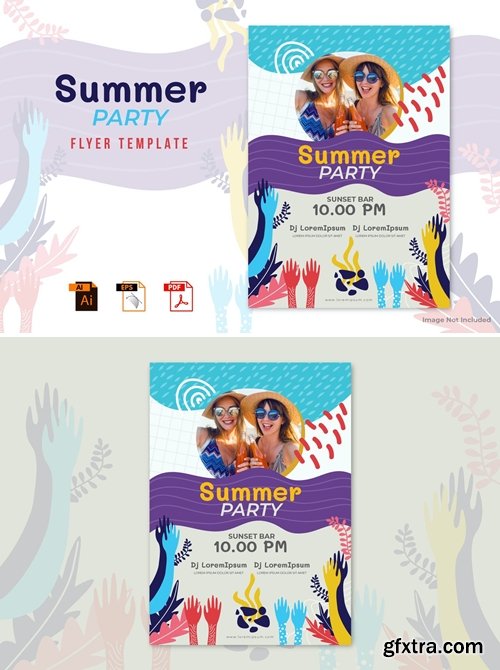 Summer Party Flyer Template Vol. 02