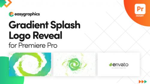 Videohive - Gradient Splash Logo Reveal for Premiere Pro - 32588493 - 32588493