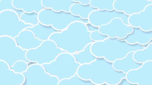 Videohive - Cartoon Kawaii Clouds - 32606446 - 32606446