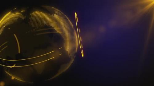 Videohive - Gold Planet Copy Space - 32606580 - 32606580