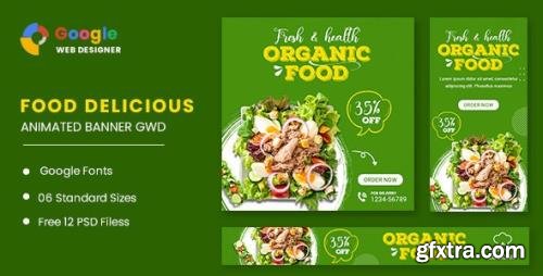 CodeCanyon - Organic Food Animated Banner GWD v1.0 - 32652482