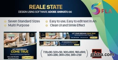 CodeCanyon - Real Estate HTML5 Ad (Animate CC) v1.0 - 32634807