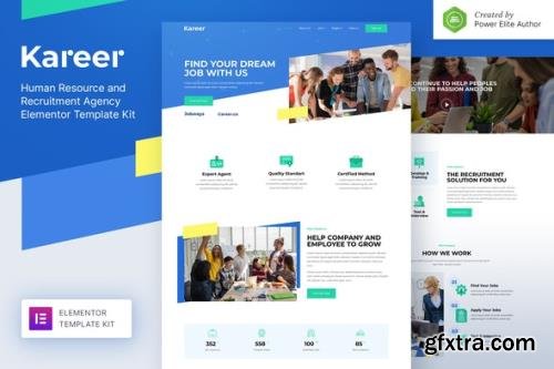 ThemeForest - Kareer v1.0.0 - Human Resource & Recruitment Agency Elementor Template Kit - 32665551