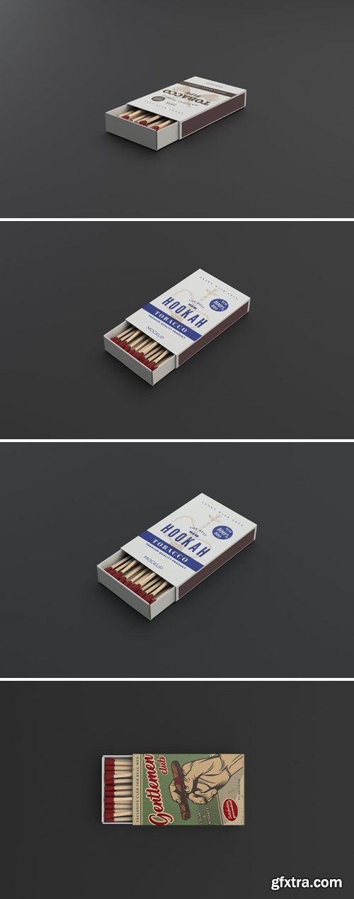 Matches Box Mockup