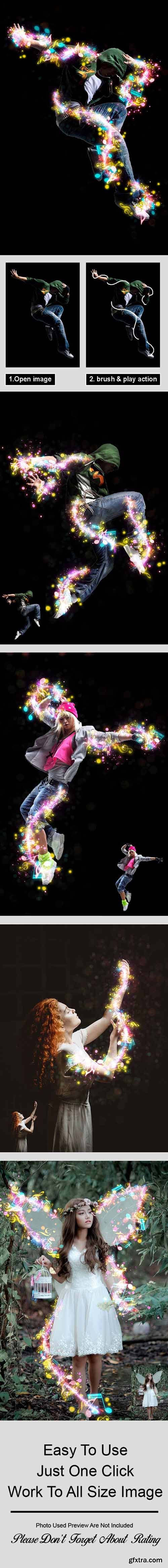 GraphicRiver - Magic Music Photoshop Action 31731437