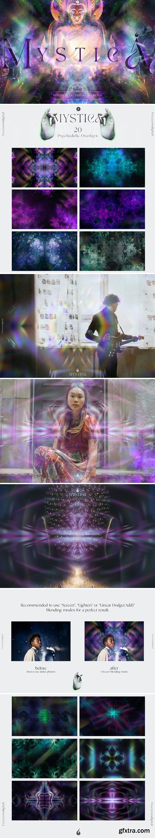 Mystica - Psychedelic Photo Overlays