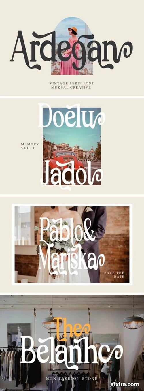 Ardegan Serif Font