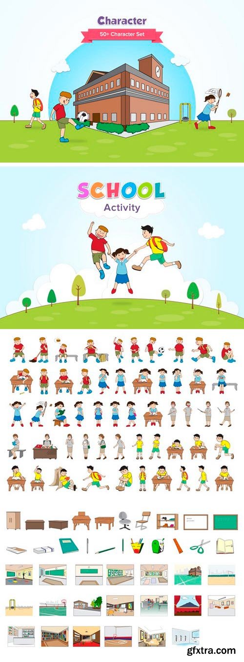 CM - School Activity Characters 1218394