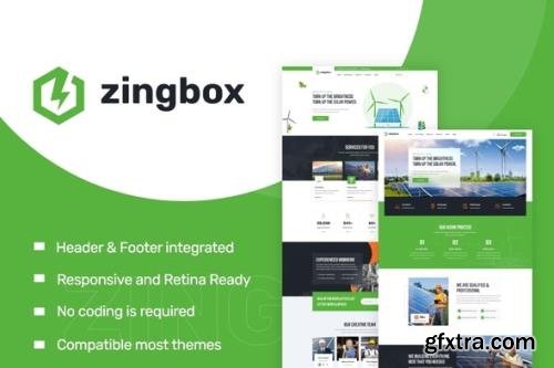 ThemeForest - Zingbox v1.0.0 - Wind & Solar Energy Elementor Template Kit - 32614030