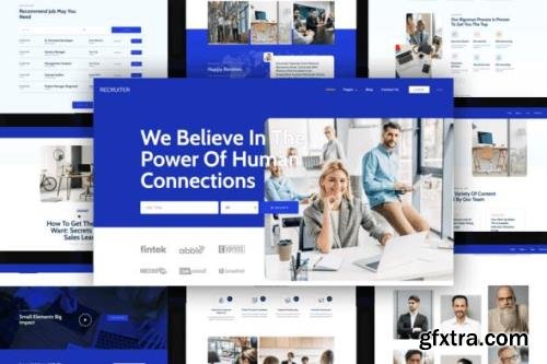 ThemeForest - Recruiter v1.0.0 - Human Resource & Recruitment Agency Template Kit - 32669397