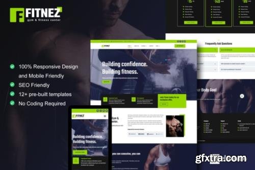 ThemeForest - Fitnez v1.0.0 - Fitness & Gym Elementor Template Kit - 32616655