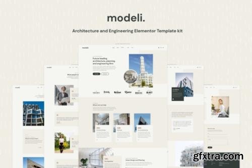 ThemeForest - Modeli v1.0.0 - Architecture & Engineering Elementor Template kit - 32620020