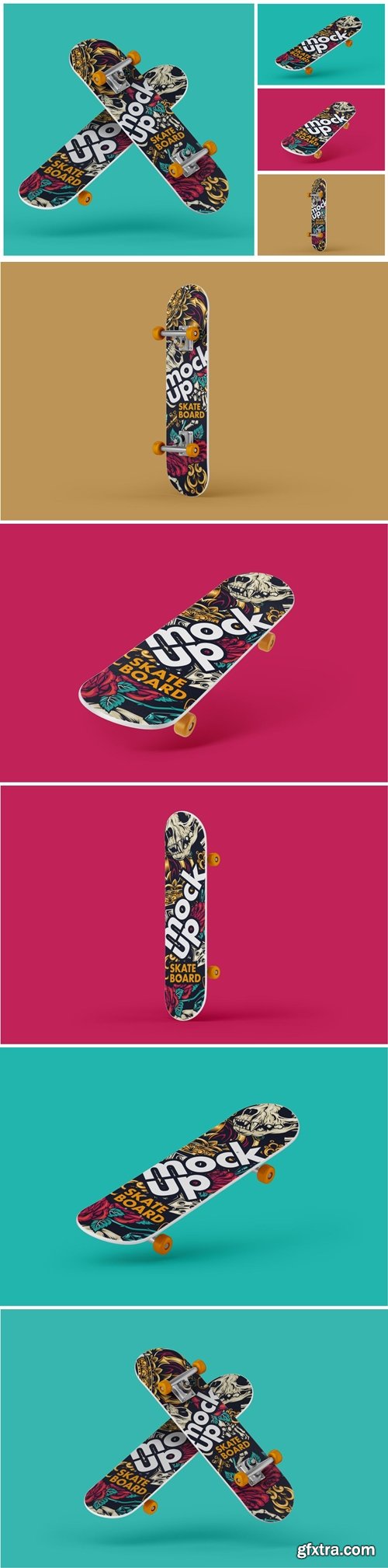 Skateboard Mockup Set