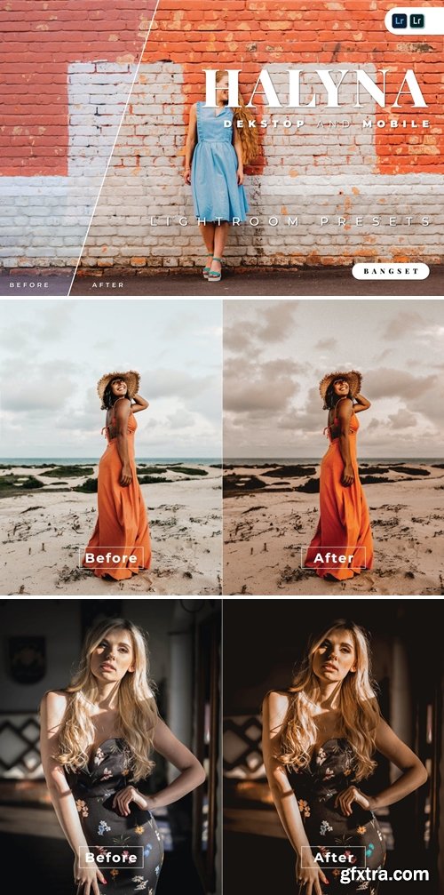 Halyna Desktop and Mobile Lightroom Preset