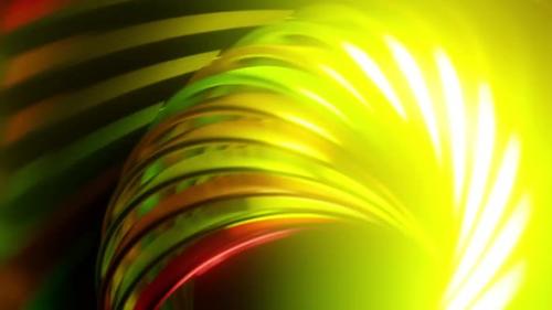 Videohive - Abstract Glowing Spiral Twisted Shape - 32668506 - 32668506