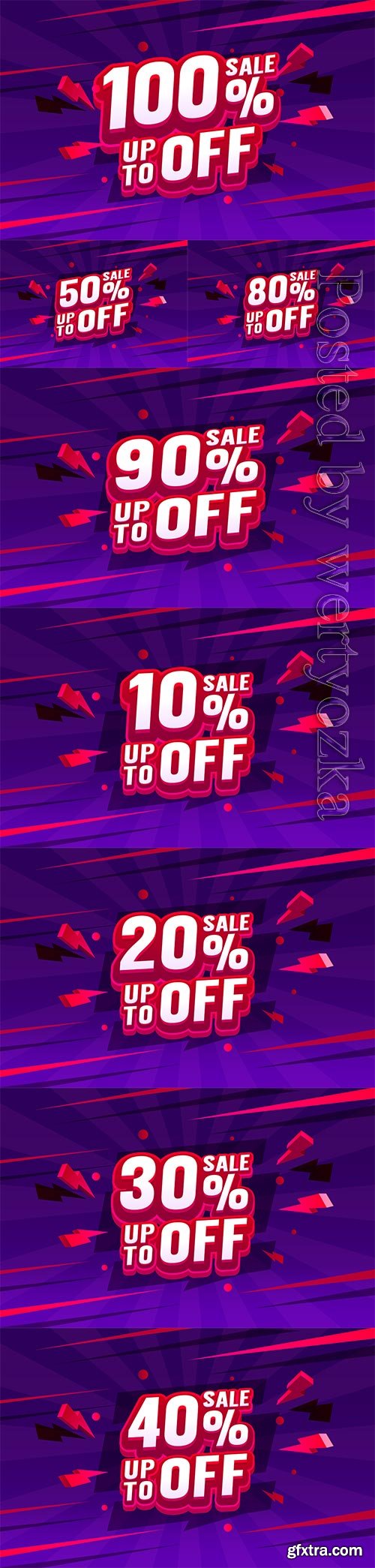 Sale vector banner promotion