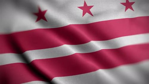 Videohive - District Of Columbia FlagAngle - 32677844 - 32677844