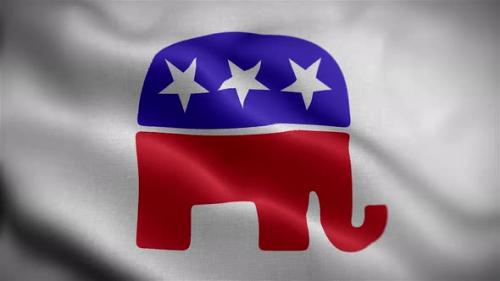 Videohive - Republican Flag Front - 32678193 - 32678193