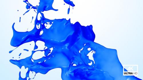 Videohive - Splash Of Blue Paint V3 - 32683467 - 32683467