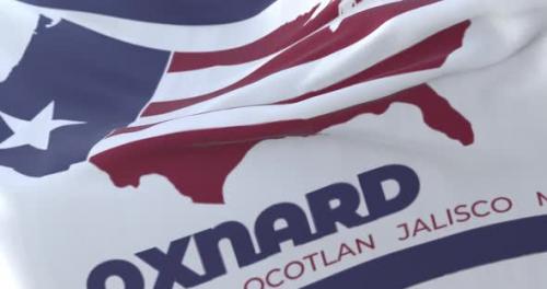 Videohive - Oxnard Flag, California, United States - 32686583 - 32686583