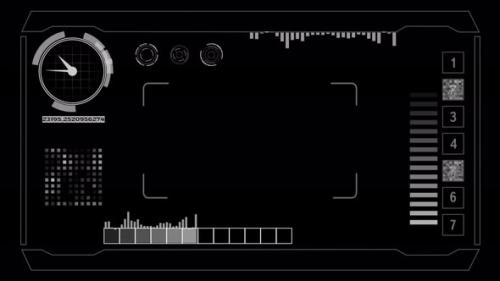 Videohive - Hud data FRAME display with Alpha - 32693263 - 32693263