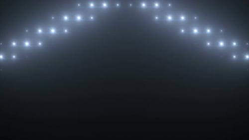 Videohive - Bright stage lights flashing. White flashing lights wall - 32693277 - 32693277