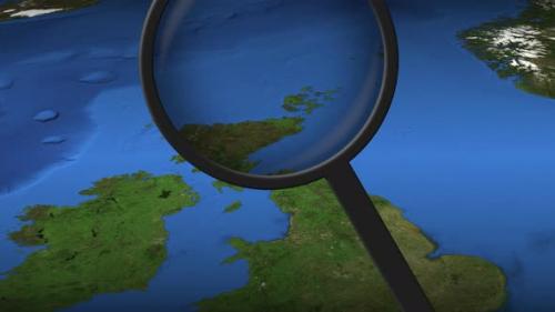 Videohive - Glasgow City Being Found on the Map - 32694667 - 32694667