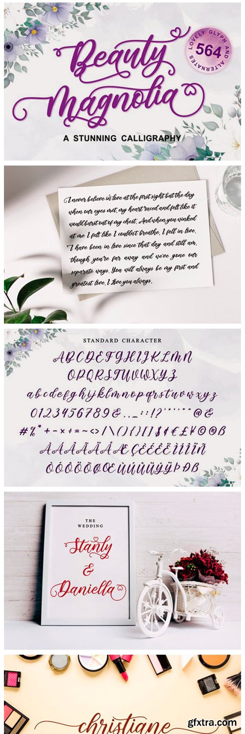 Beauty Magnolia Font