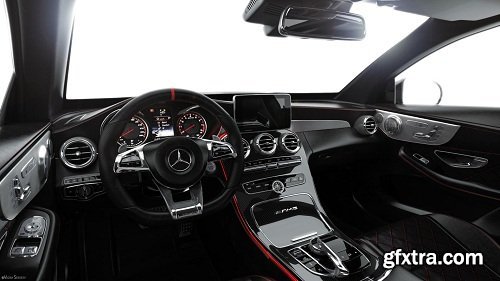 Mercedes-Benz C63 AMG Coupe 2016 3D Model