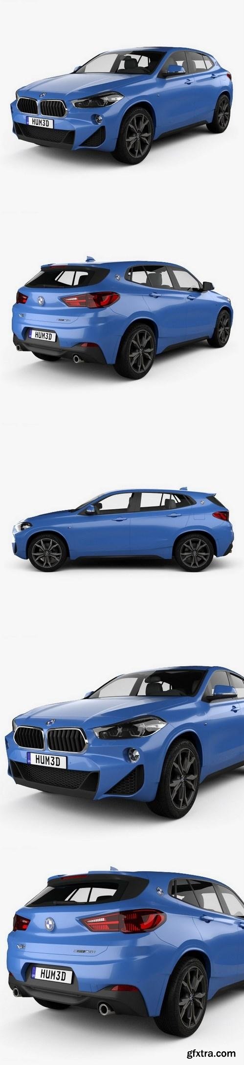 BMW X2 M Sport 2018 3D model