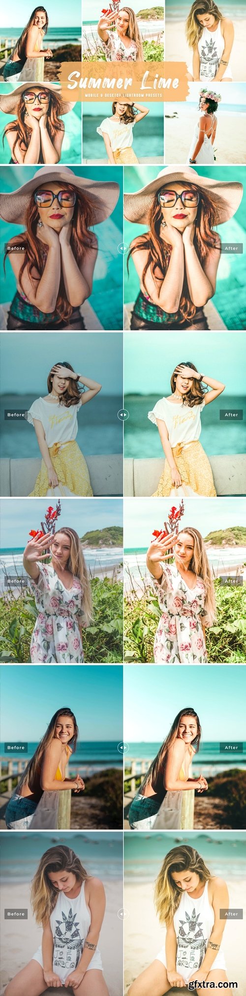 Summer Lime Mobile & Desktop Lightroom Presets