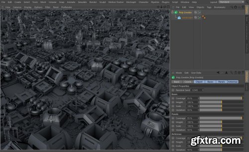 Poly Greeble 1.01 for Cinema 4D R15-S22