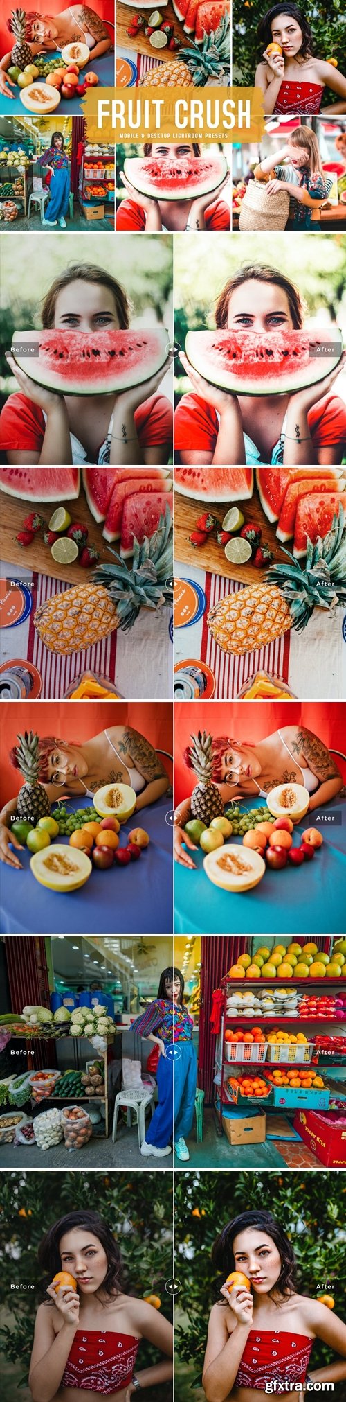 Fruit Crush Mobile & Desktop Lightroom Presets