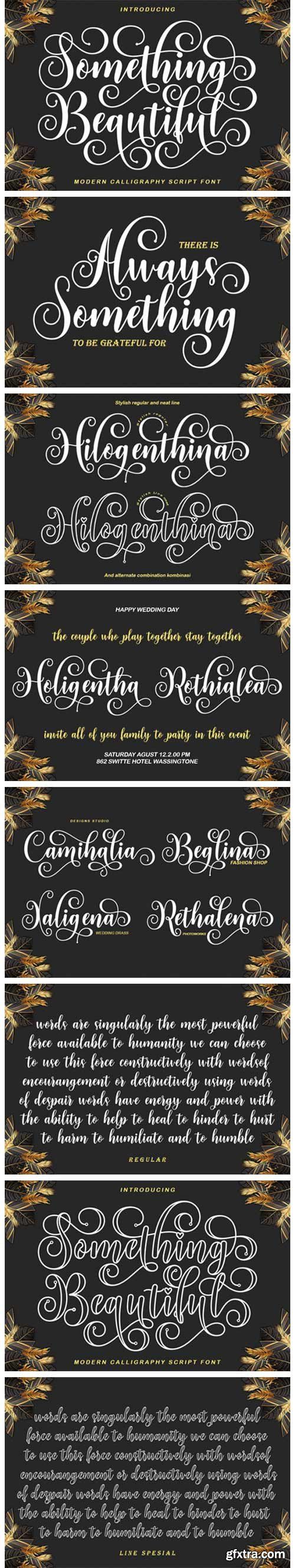 Something Beautiful Font