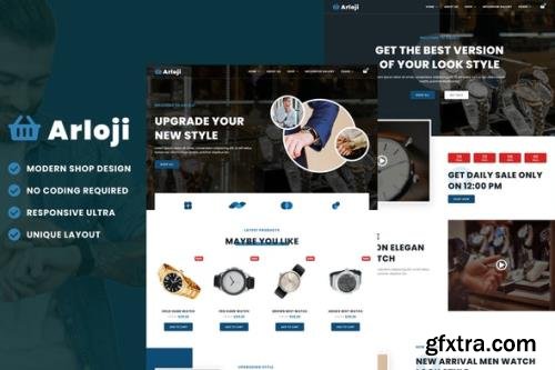 ThemeForest - Arloji v1.0.0 - Modern Hand Watch Shop eCommerce Elementor Template Kit - 32649860